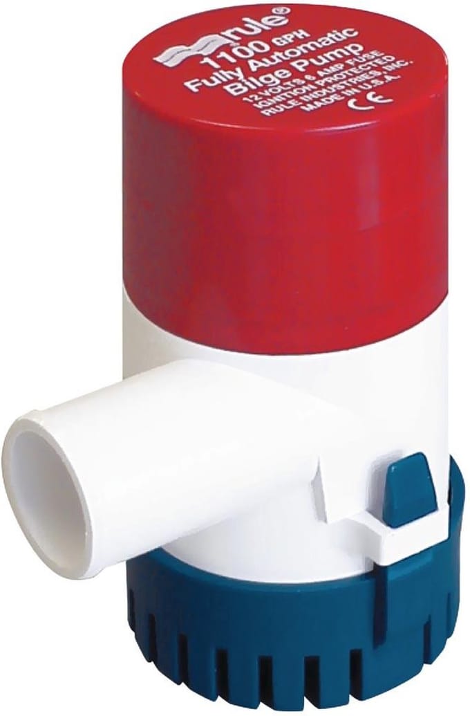 Rule Pumps Bilgepomp 1100 Gph Rood,Wit 1100 GPH