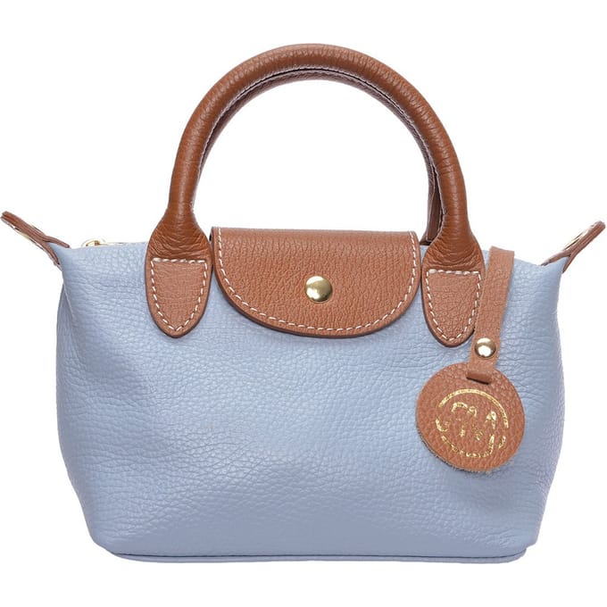Roberta M Turquoise Rundleer Tas