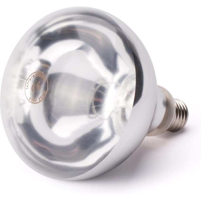 HENDI Infrarood warmtelamp – helder wit licht – versplinteringsbestendig – E27 fitting – 250W – wit