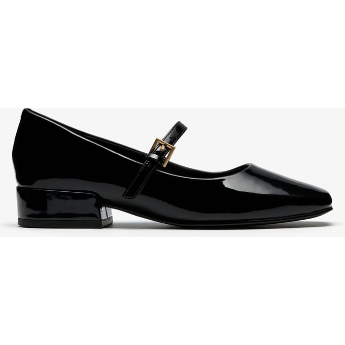 Seren30 Gespschoenen Zwart Patoen
