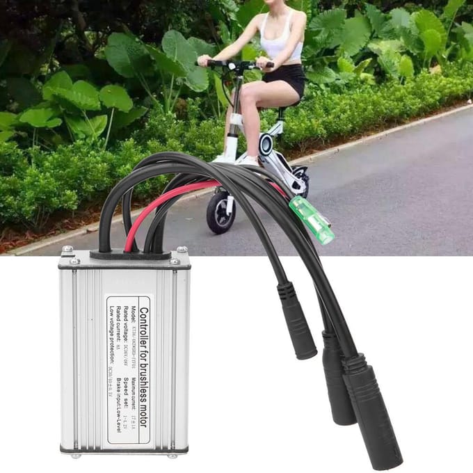 Controller Borstelloos Waterdicht Adapter met Hall voor e Bike Elektrische Scooter 36V48V Motor gray