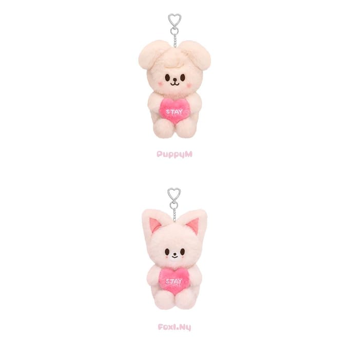 Stray Kids - Peluche SKZOO Version Voix. - RESTEZ dans Notre Petite Maison Wolf Chan white