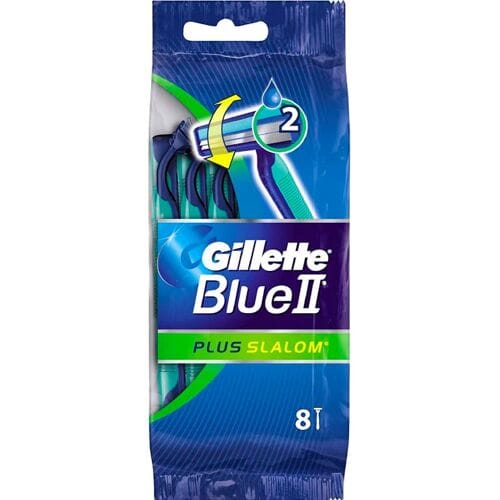 Gillette Blue II Plus Slalom Disposables 8 st