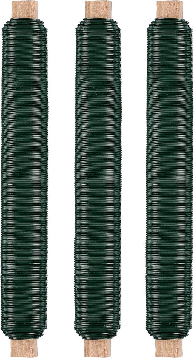 Bloemendraad set - 3 stuks - Ø 0,65 mm - Ideaal voor knutselen en decoratie