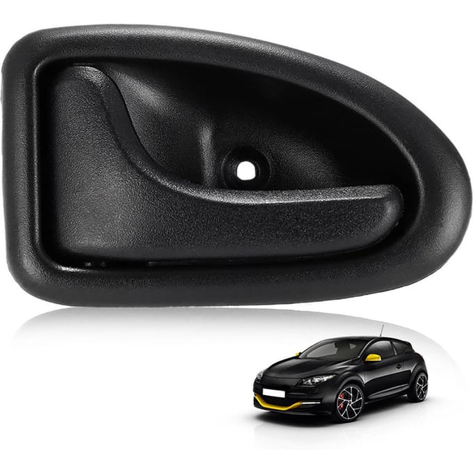 Auto Interieur Linker Deurgreep Binnenzijde Trekhandvat Voor Renault Clio Megane black
