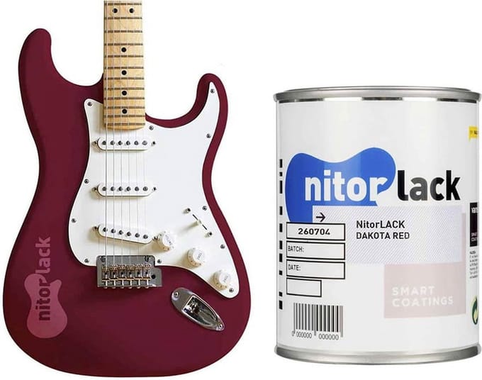 NitorLack Nitrocellulose Lak Dakota Rood voor Gitaar