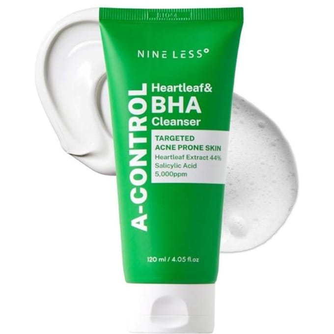 [NINE LESS] A-Control Heartleaf & BHA Reiniger 120ml white