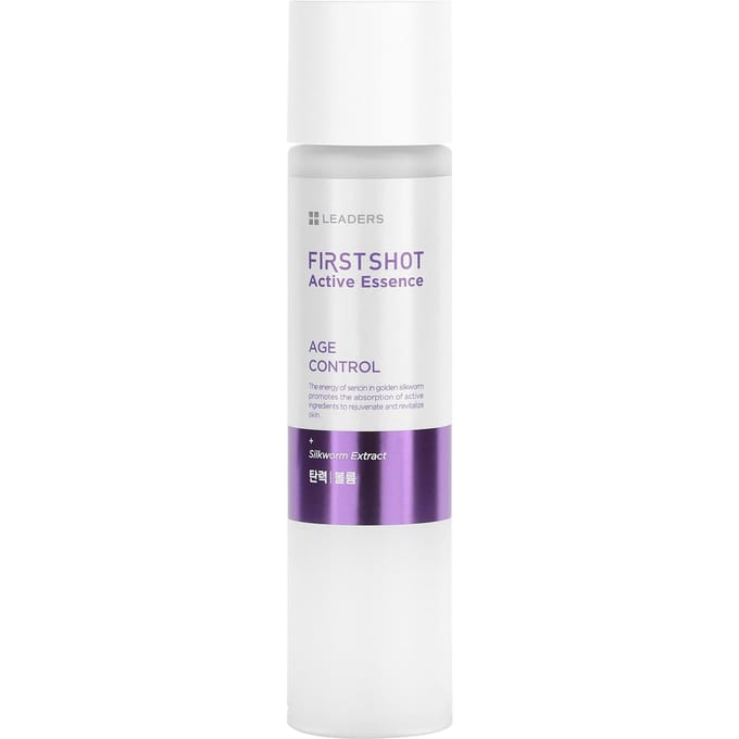 Leiders, First Shot Active Essence, Leeftijdscontrole, 150ml (5.07 fl oz) white