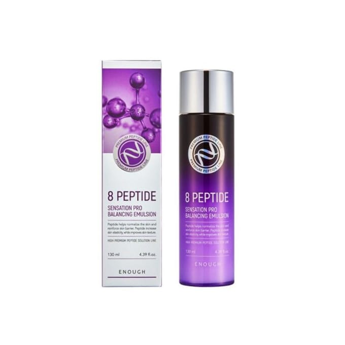 ENOUGH 8 Peptide Sensation Pro Balancing Emulsie 130ml+ WILLEKEURIG CADEAU white
