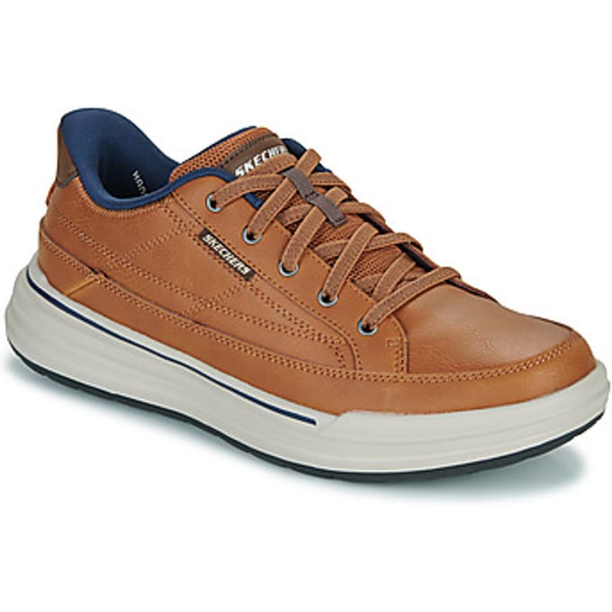 Skechers Hands Free Slip-Ins Sterling heren sneaker - Cognac - Maat 44