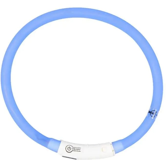 Verlichte hondenhalsband met siliconen usb Duvoplus Flash Ring