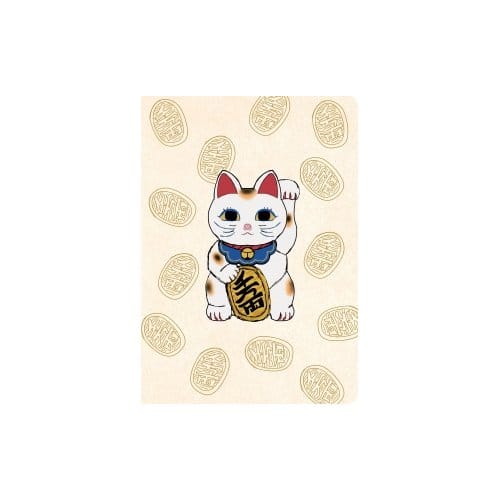 Journal Lucky Cat (Maneki Neko), Lined Paperback - Journal