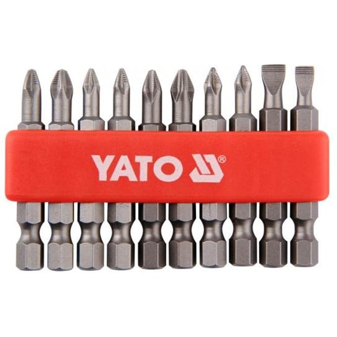 YATO Bitset Schroefbits 50mm 10 Stuks