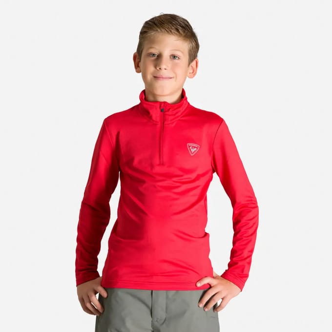 Jongenstrui met 1/2 rits Rossignol Warm Stretch