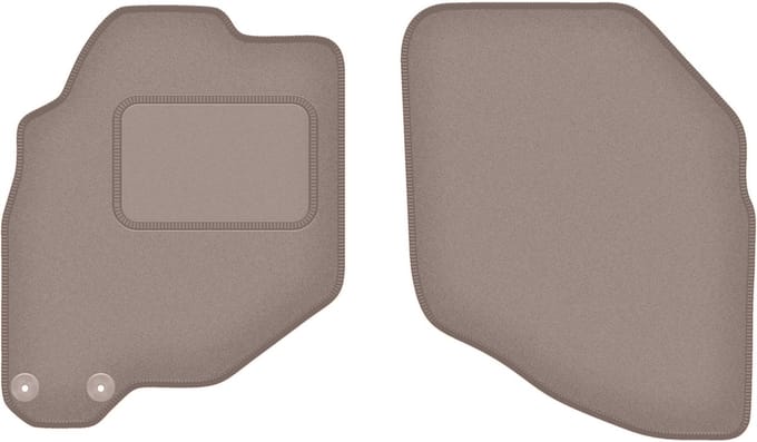 Beige voormatten voor: Honda Jazz II hatchback (2002-2007)