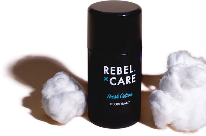 Rebel Care - Deodorant - Fresh Cotton - 100% Natural - 30ml - voor hem