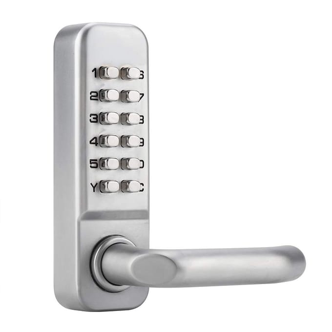 Dailygoods - Waterdichte Mechanische Code Lock - Code Combinatie Deurslot - Sleutelloze Beveiliging - Geschikt voor Houten Deuren - Ideaal voor Kantoo...