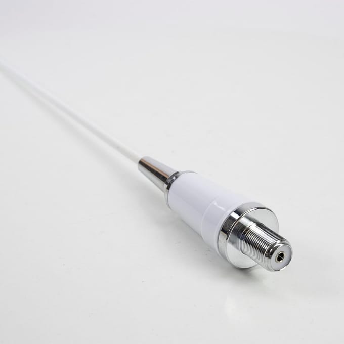 Maritieme Antenne - VHF Antenne - Communicatie op Water - Glasvezel Constructie - 98 cm - Wit