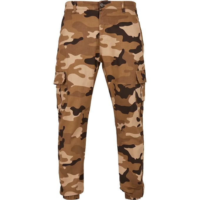 Urban Classics - Camo Jogging 2.0 Cargobroek - Taille, 32 inch - Bruin