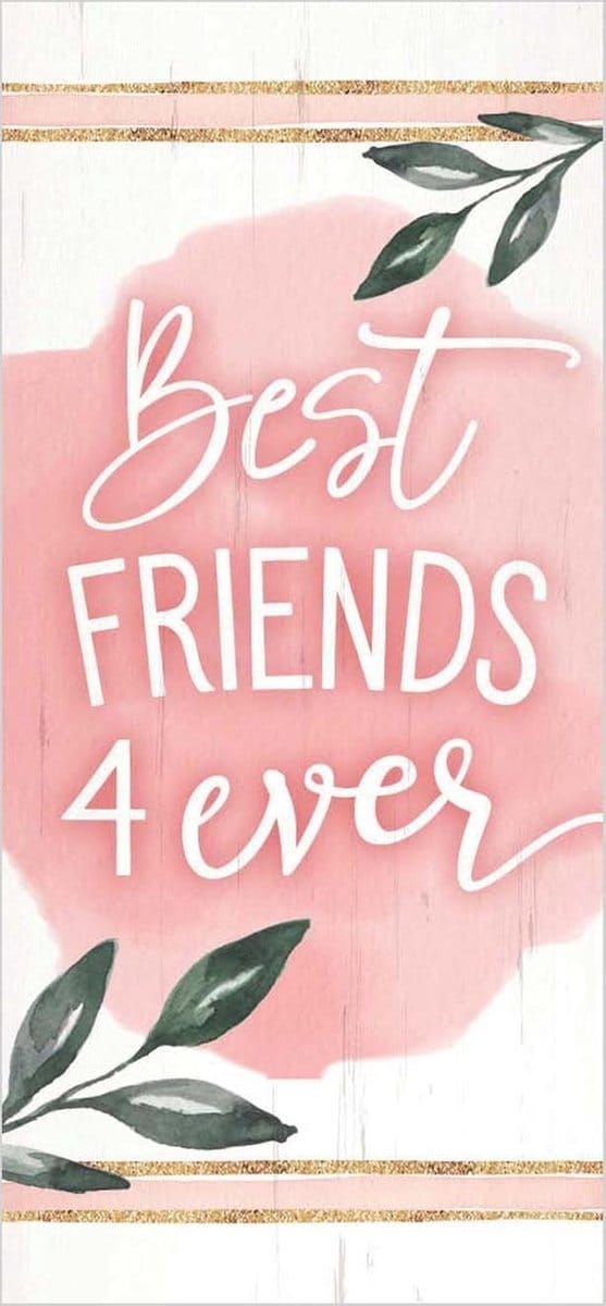 Tabletop word block Best friends forever