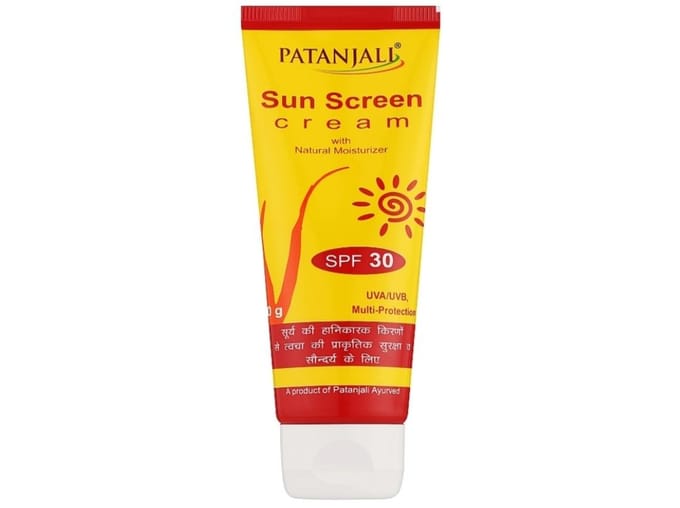 SPF30 Zonnebrandcrème 50 g Patanjali 1 pcs
