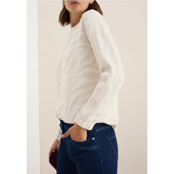 Sweater met gestructureerd patroon