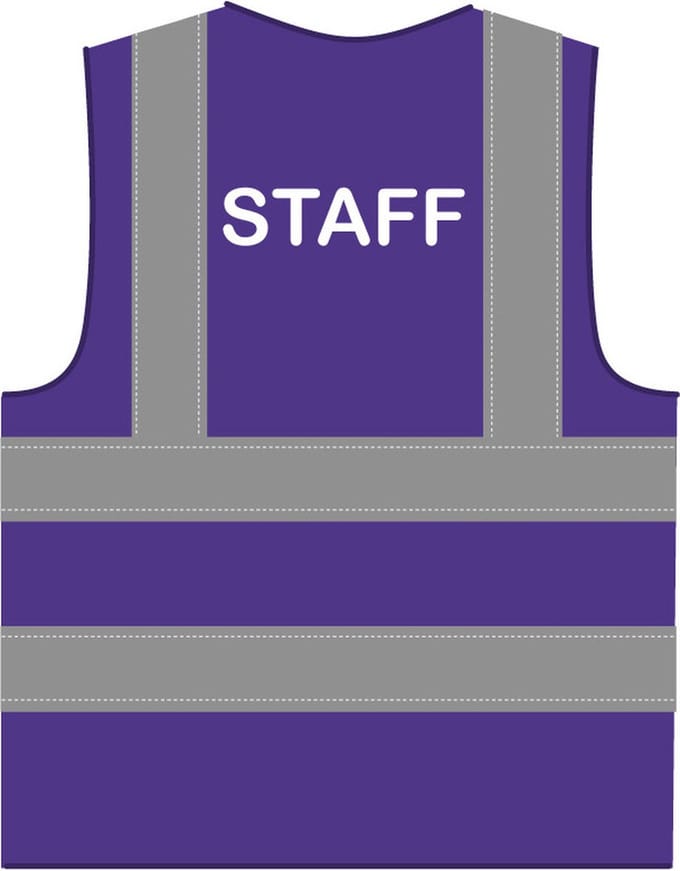 Staff hesje RWS paars