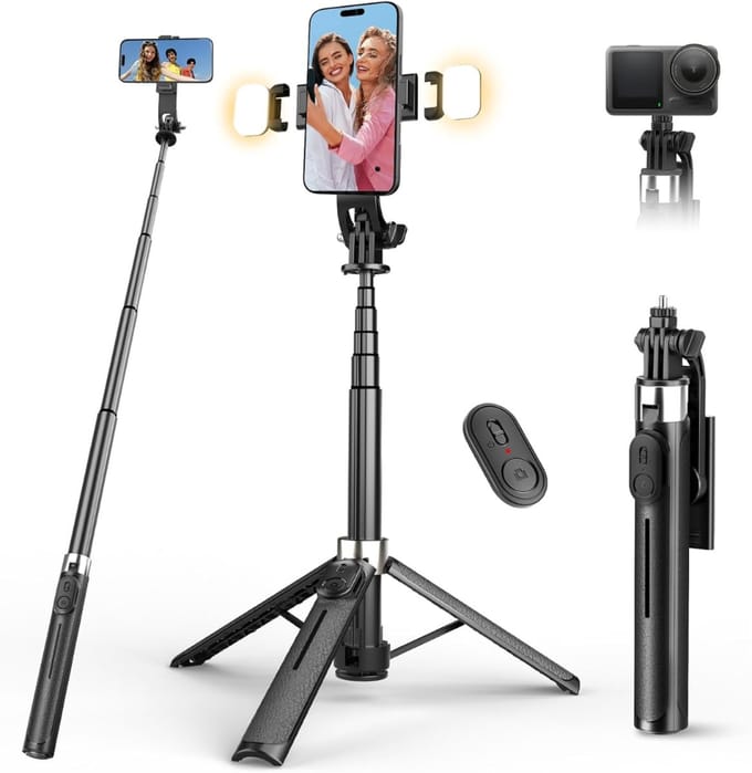VLSelect® Selfiestick iphone - Tripod - Selfiestick - 110 CM