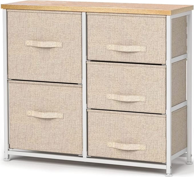 ApexArte® Ladenkastje - Ladeblok Bureau Organizer - Archiefkast - Beige