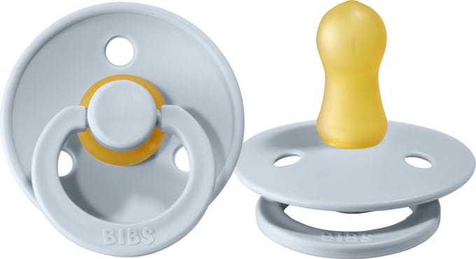 BiBs Fopspeen - Rond - 0-6 Mnd - Baby Blue