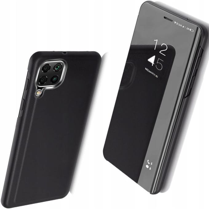 Étui à rabat Clear View Samsung Galaxy M53 5G noir