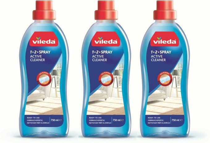 Vileda 1-2 Spray Liquid - 3x 750 ml