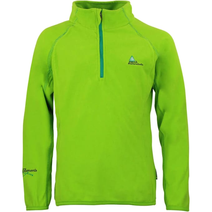 Microfleece sweatshirt met halve rits voor meisjes Peak Mountain Gafine