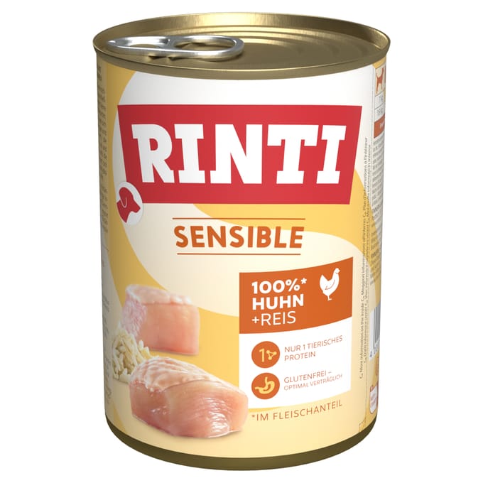 Rinti Sensible 6 x 400 g - Kip & Rijst