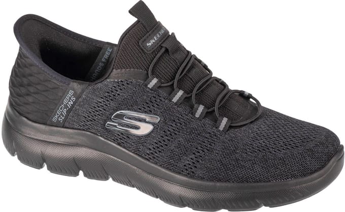 Skechers Slip-Ins: Summits - Key Pace, Mannen, Grijs, Sneakers, maat: 41,5