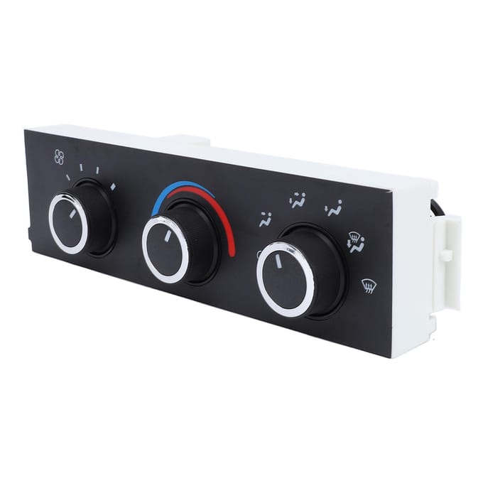 Module de commande de climatisation et de chauffage AC 599‑293 Unité de contrôle de température HVAC pour Express 1500 2500 3500 Cargo Pasajeros black