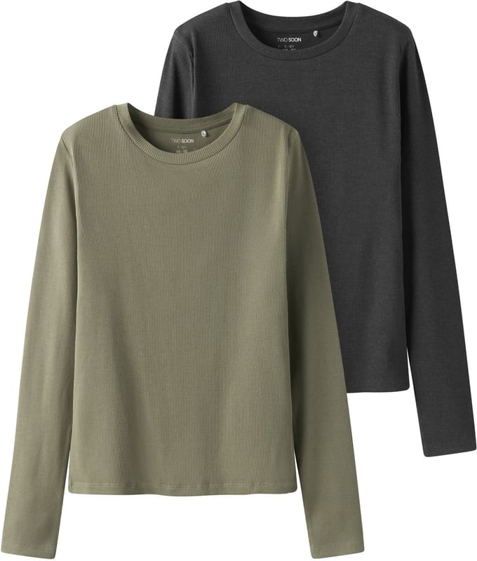 NAME IT - TKFRIX 2P LS SHORT TOP NOOS - Meisjes - Blouses