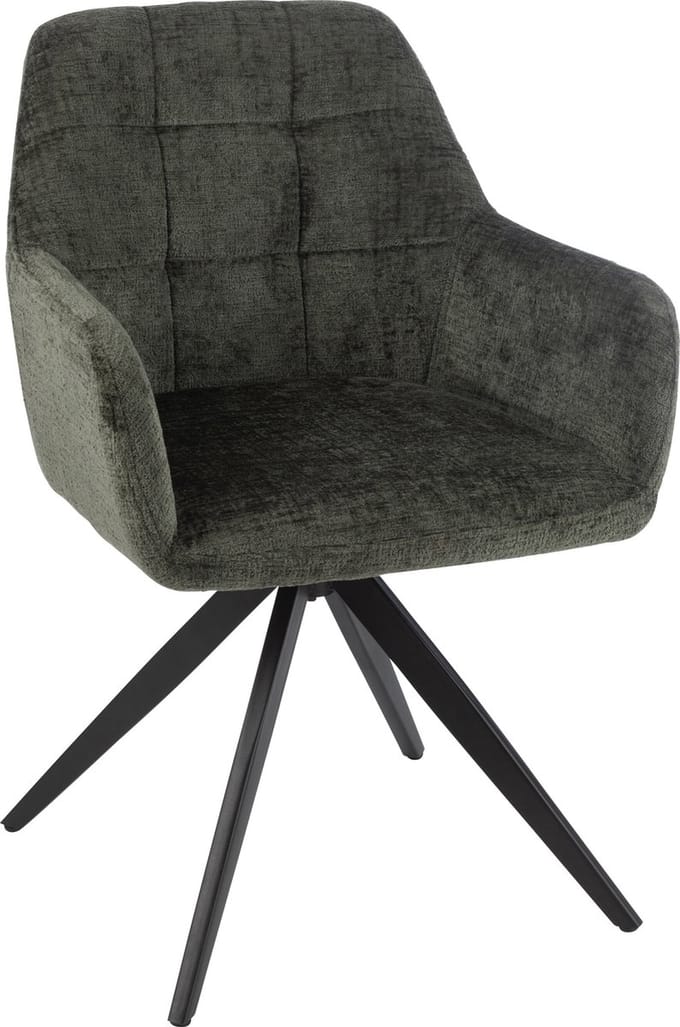 J-Line stoel Louna - ijzer/acryl - groen