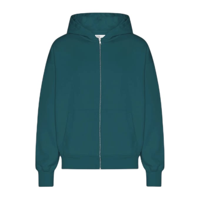 Hooded sweatshirt met rits Colorful Standard Organic