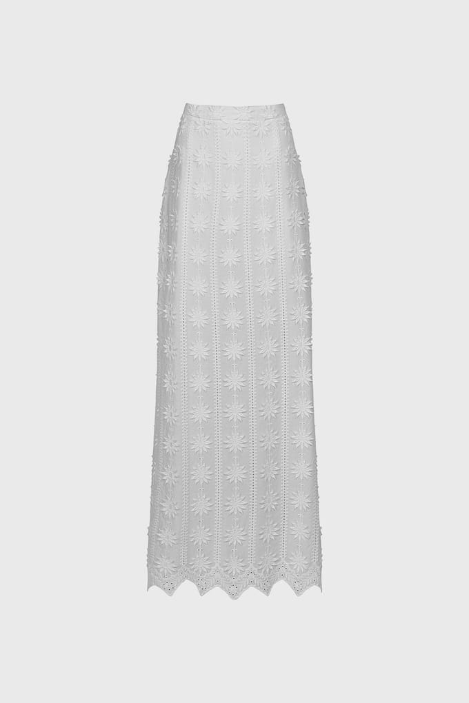 Anne Fontaine Tournesol White Größe: 36 | Maxiröcke Outlet | Damen | Weiß