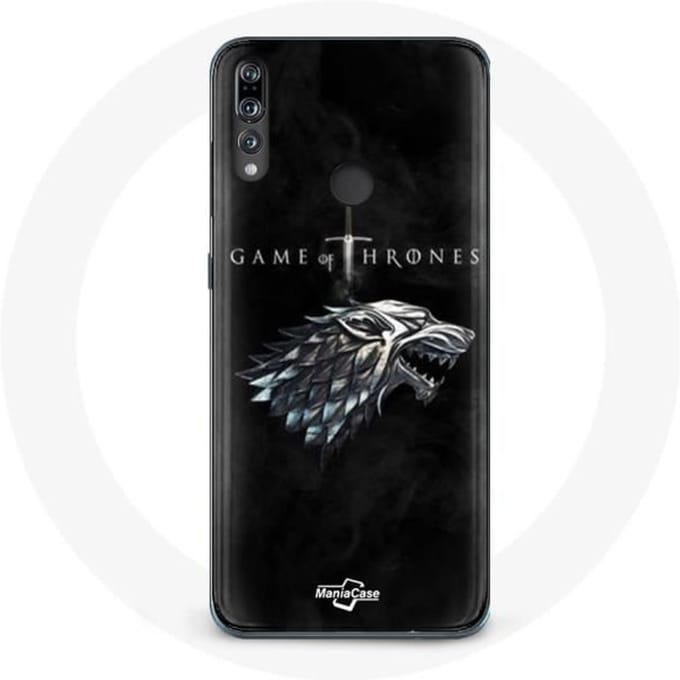 Coque pour Huawei P30 Lite Game of Thrones Saison 8 Le Trône de Fer La maison Stark Logo L'hiver arr