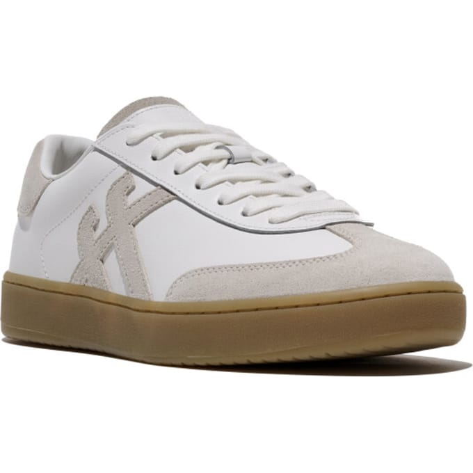 FitFlop FitFlop The Dash T-Toe Leather/Suede Sneakers WIT - Maat 37