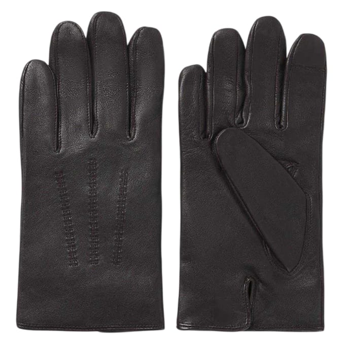 Boss Heren Hainz Me Fleece Handschoenen (Bruin)