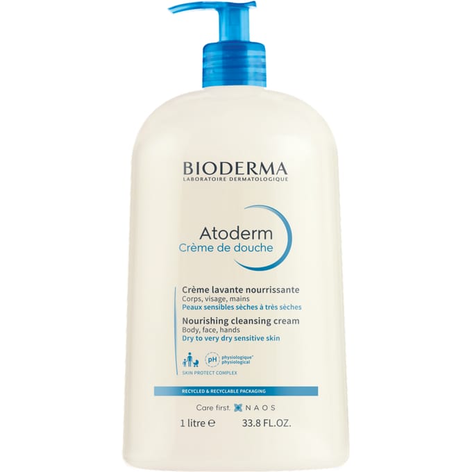 Bioderma - Voedende Gezichtscrème Atoderm Bioderma - Unisex - 1000 ml
