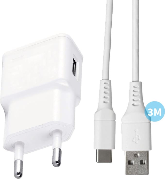 Oplader usb C 3 Meter - Oplader voor Galaxy Note 8, Note 9, Note 10, Note 10+, Note 10 5G, Note 10 Lite, Note 20, Note 20 5G, Note 20 Ultra, Note 20 Ultra 5G