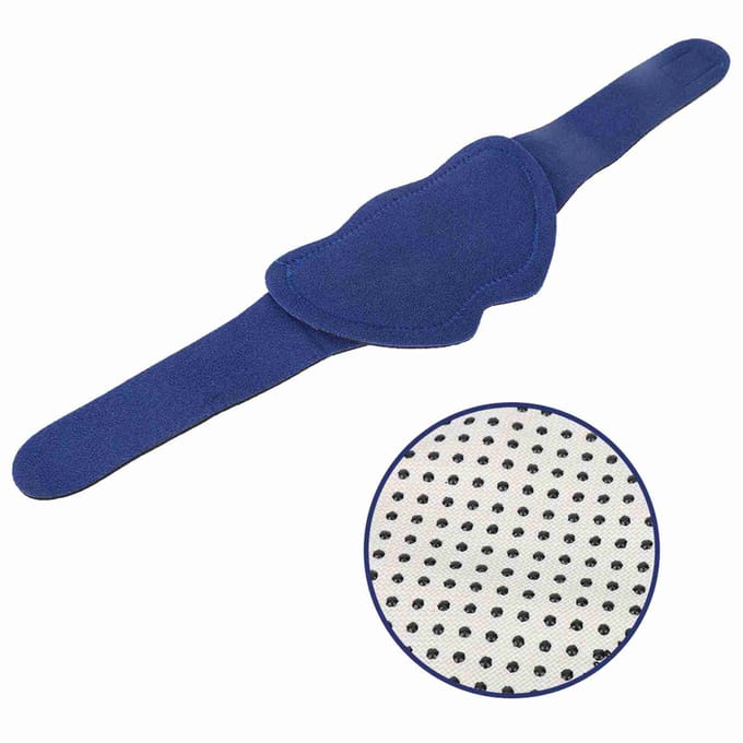 Zelfverwarmend Nekkussen Ver infrarood Warm Verstelbare Riem Nekwikkel blue