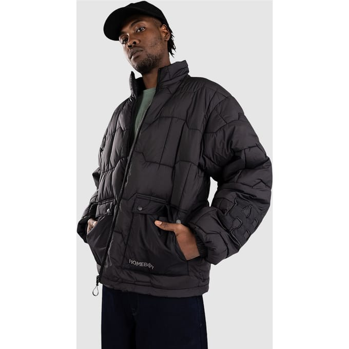 Homeboy Paver Puffy Jas zwart