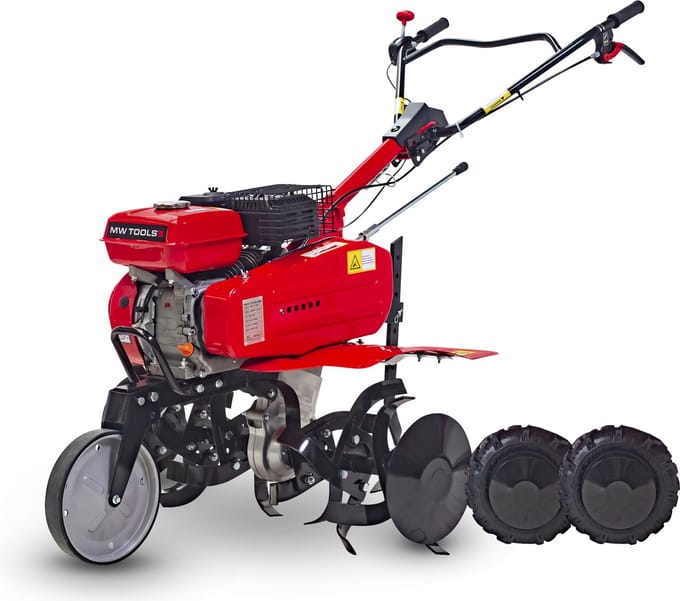 Motorfrees 7 pk 75 cm riemaandrijving + wielenset MW Tools MFR750