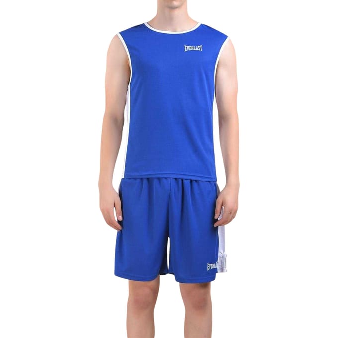 Everlast Herenboksvest (Blauw/Wit)