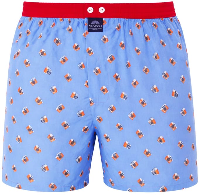 McAlson Heren Boxershort Blauw M
